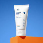 ProtoClinical k-beauty Dr.G Dermoisture Barrier.D Intensive Cream 100ml shown as a blue product close-up with a pale gray center and deeper blue edges.