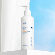 ProtoClinical k-beauty Dr.G Dermoisture Barrier.D Daily Lotion 200ml shown as beige product packaging with a soft aqua right side on a light background.