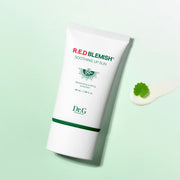 ProtoClinical k-beauty Dr.G RED BLEMISH Soothing Up Sun 50ml single upright sunscreen tube centered on a light background.