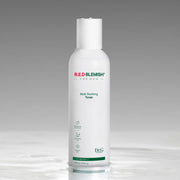 ProtoClinical k-beauty Dr.G RED BLEMISH For Men Multi Soothing Toner 200ml shown as a pale blue product close-up with a darker blue center on a cool gray background.