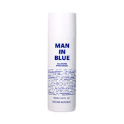 ProtoClinical k-beauty [NATURE REPUBLIC] Man In Blue All In One Moisturizer 150ml abstract beauty graphic with a soft lavender vertical band on a pale background.
