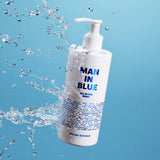 ProtoClinical k-beauty [NATURE REPUBLIC] Man In Blue All In One Wash 350ml single upright blue wash bottle with a visible front label on a light background
