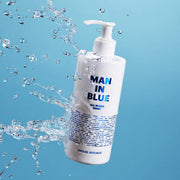 ProtoClinical k-beauty [NATURE REPUBLIC] Man In Blue All In One Wash 350ml single upright blue wash bottle with a visible front label on a light background