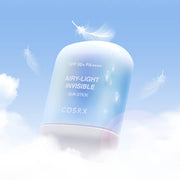 ProtoClinical k-beauty cool blue beauty graphic with a soft gray center on a light background.