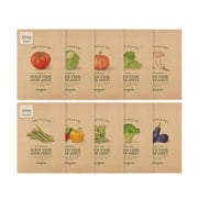ProtoClinical k-beauty SKINFOOD Sous Vide Mask Sheet 18ml x 10ea single square tan packet with dark mauve side panels on a light background.