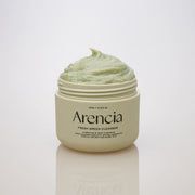 Arencia Fresh Green Rice Mochi Cleanser 120g by ProtoClinical displayed in front-facing cleanser packaging on a clean background, highlighting the branded jar for a k-beauty skincare routine.