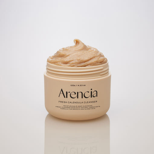 Arencia Fresh Calendula Cleanser 120g by ProtoClinical displayed in front-facing cleanser packaging on a clean background, highlighting the branded jar for a k-beauty skincare routine.