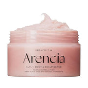 Arencia Fresh Cloud Body Scrub 260g (5 Types) by ProtoClinical shown in a branded body scrub presentation on a clean background, highlighting the packaging for a k-beauty routine.