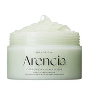 Arencia Fresh Cloud Body Scrub 260g (5 Types) by ProtoClinical shown in a product-focused body scrub layout with branded packaging for a k-beauty routine.