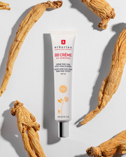 ProtoClinical k-beauty erborian BB Cream SPF20 15ml #Nude single upright BB cream tube in light beige packaging on a light background.