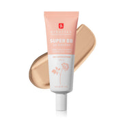 ProtoClinical k-beauty soft beige and taupe beauty graphic with pale blue lower corners on a light background.
