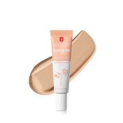 ProtoClinical k-beauty soft peach and taupe beauty graphic on a pale background.