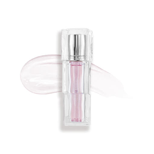 ProtoClinical k-beauty TIRTIR WATERISM Lip Plumper 3.3g square lip plumper graphic with pastel pink, lavender, and mint green color blocks on a light background