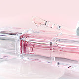 ProtoClinical k-beauty TIRTIR WATERISM Lip Plumper 3.3g square lip plumper detail graphic with peach and pale green panels across a light layout