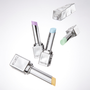 ProtoClinical k-beauty TIRTIR Water Mellow Lip Balm 3.2g (4 Colors) square lip balm graphic with a soft yellow highlight, pale blue edges, and a light background