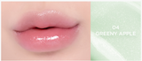 ProtoClinical k-beauty TIRTIR Water Mellow Lip Balm 3.2g (4 Colors) wide lip balm detail graphic with pink and gray panels arranged in a horizontal rectangular layout