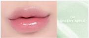 ProtoClinical k-beauty TIRTIR Water Mellow Lip Balm 3.2g (4 Colors) wide lip balm detail graphic with pink and gray panels arranged in a horizontal rectangular layout