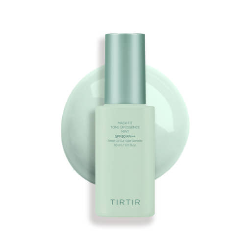 ProtoClinical k-beauty TIRTIR Mask Fit Tone Up Essence SPF30 PA++ 30ml (4 Colors) square tone-up essence shade graphic with pink, purple, and mint panels