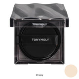 ProtoClinical k-beauty TONYMOLY Skin Tone Fixing Cover Cushion SPF40 PA++ 5g #MINI single mini cushion compact centered on a light background.