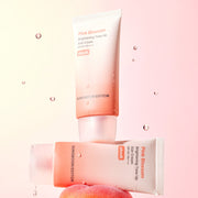 ProtoClinical k-beauty SUNGBOON EDITOR Pink Blossom Brightening Tone Up Sun Cream SPF 50+ PA+++ 50ml single sun cream packaging shown in a centered square packshot on a light background