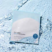 ProtoClinical k-beauty SUNGBOON EDITOR Deep Collagen Hyalu-B5 Hydrating Mask 37ml X 4ea single pale blue sheet mask pouch centered on a light blue background