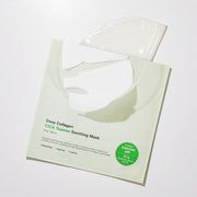 ProtoClinical k-beauty SUNGBOON EDITOR Deep Collagen Cica Tea Tree Soothing Mask 37g X 4ea single pale green sheet mask pouch centered on a light background