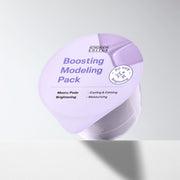 ProtoClinical k-beauty SUNGBOON EDITOR Boosting Modeling Pack 28g (3-type) single rectangular packet with a pale lavender center and light cream side tones on a light background