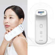 ProtoClinical k-beauty mauve beauty product with pale blue side accents on a white background.