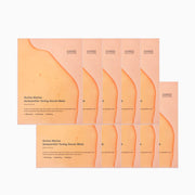 ProtoClinical k-beauty SUNGBOON EDITOR Active Marine Astaxanthin Toning Serum Mask 23ml X 10ea single orange sheet mask pouch centered on a pale cream background