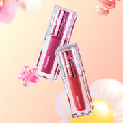 ProtoClinical k-beauty TONYMOLY Get It Tint Waterful Butter 4.3g single upright rosy pink lip tint tube with a dark cap, centered on a pale cream studio background