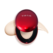 ProtoClinical k-beauty TIRTIR Mask Fit Red Cushion SPF40 PA++ 4.5g #MINI (45shades) square cushion detail graphic with peach, rose, and dark color blocks