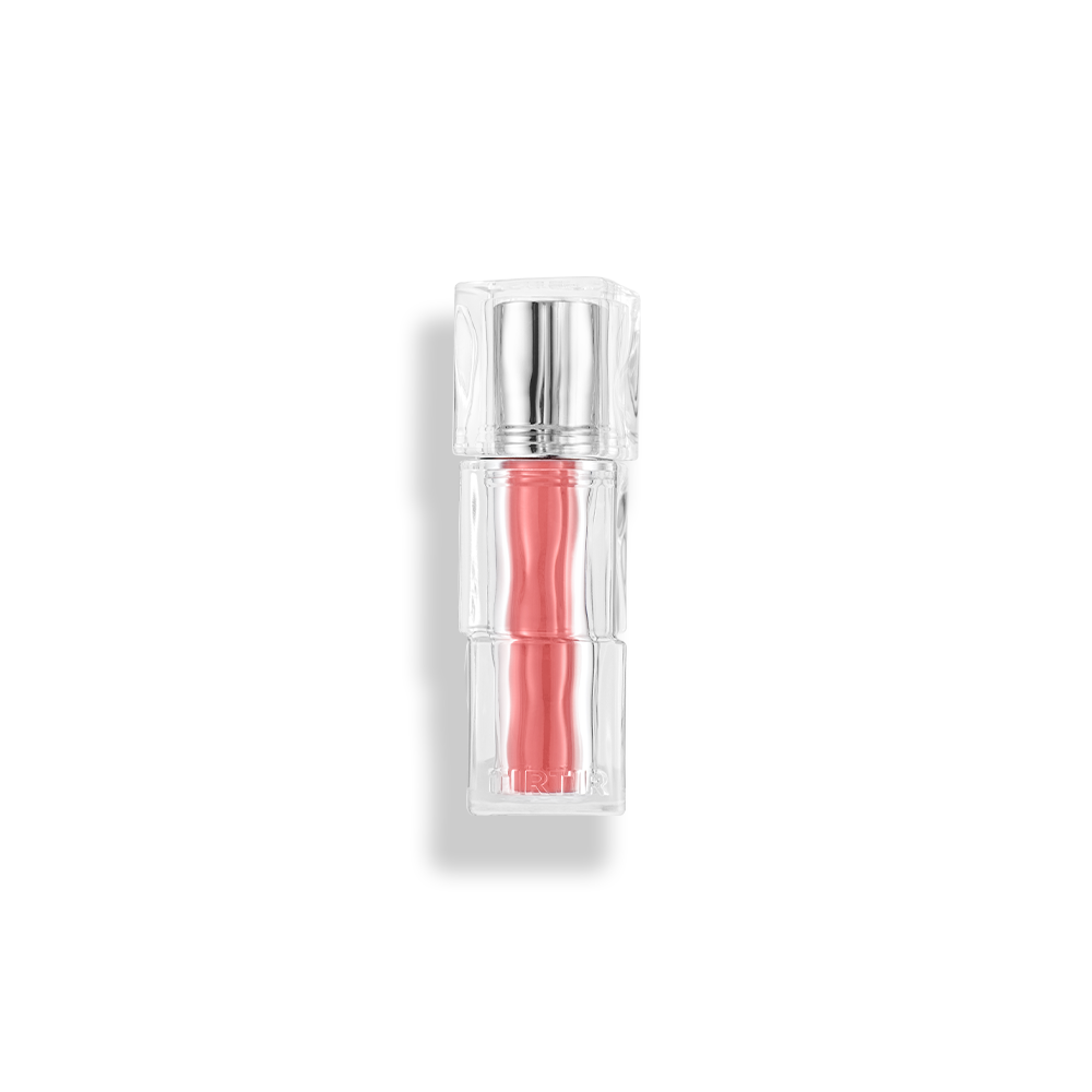 ProtoClinical k-beauty TIRTIR WATERISM Glow Mini Tint 1.8g (30color) single mini lip tint package centered in a square studio shot on a white background