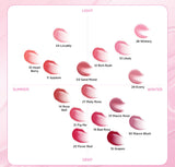 ProtoClinical k-beauty TIRTIR WATERISM Glow Mini Tint 1.8g (30color) shade 05 Scotch Shot shown in a warm brown lip tint detail graphic with mini tube packaging, applicator, and swatch panels