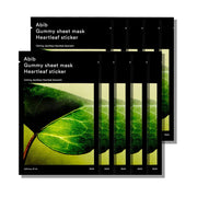 ProtoClinical k-beauty Abib Gummy Sheet Mask Heartleaf Sticker 27ml X 10ea single sheet mask packet in a square product packshot on a clean light background