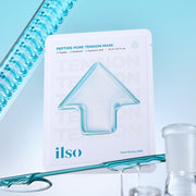 ProtoClinical k-beauty ilso Peptide Pore Tension Mask 23ml X 10ea large square mask-pack graphic with pale packaging tones and a light background