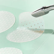 ProtoClinical k-beauty ilso No Problem Spot Patch 72P square product detail graphic with pale patch packaging, soft color blocks, and clean layout