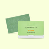 ProtoClinical k-beauty green cosmetic product packaging shown on a pale yellow background.