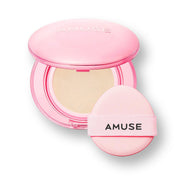 ProtoClinical k-beauty AMUSE Dew Power Vegan Cushion SPF 50+ PA++++ 15g (4 Colors) soft pink product graphic on a light background