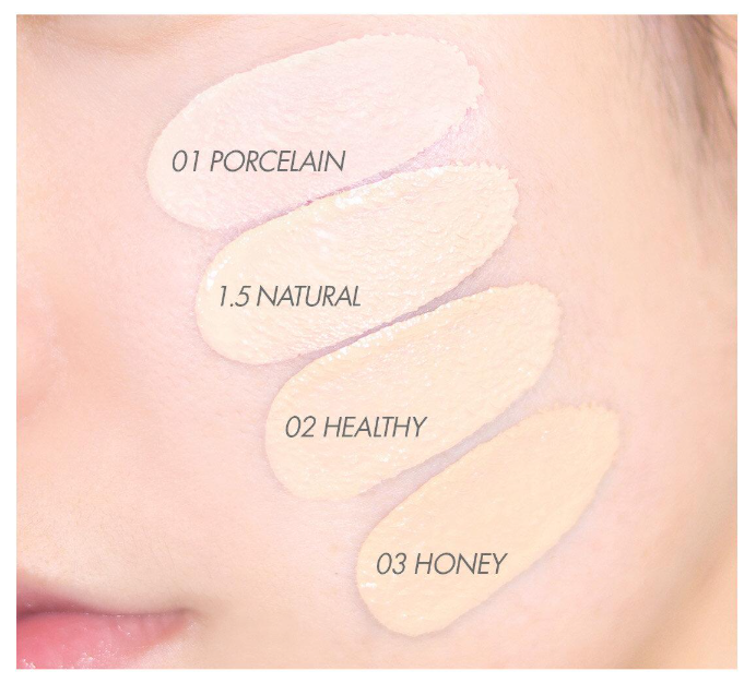 ProtoClinical k-beauty soft peach and cream beauty graphic with vertical bands on a light background.