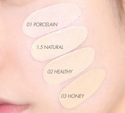 ProtoClinical k-beauty AMUSE Ceramic Skin Perfector Cushion SPF40 PA++ Set 15g + 15g(Refill) (4 Colors) square product graphic on a light background