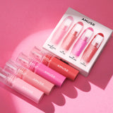 ProtoClinical k-beauty AMUSE Mini Gel Fit Tint Set 1.3g X 4ea pink cosmetic graphic on a vivid magenta background