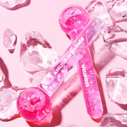 ProtoClinical k-beauty soft pink beauty graphic with a deeper rose accent on a light background.
