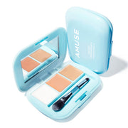 AMUSE Airy Spot Concealer Palette 3g by ProtoClinical shown in concealer palette packaging on a white background, highlighting the makeup presentation for a k-beauty routine.