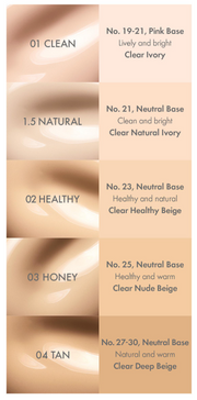 ProtoClinical k-beauty AMUSE Dew Jelly Master Cushion SPF38 PA+++ 15g [Refill] (4 Colors) single refill cushion package in a centered square product shot on a white background