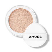 ProtoClinical k-beauty AMUSE Ceramic Skin Perfector Cushion SPF40 PA++ 15g [Refill] single refill cushion package in a centered square product shot on a white background