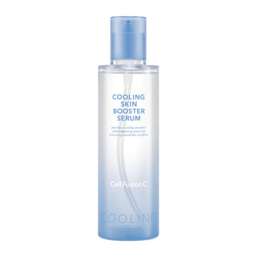 ProtoClinical k-beauty tall pale blue beauty product packaging on a light background.