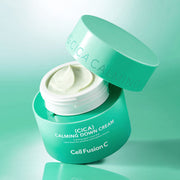 ProtoClinical k-beauty [Cell Fusion C] Cica Calming Down Cream 50ml shown as cica cream packaging in a square product photo with a light background