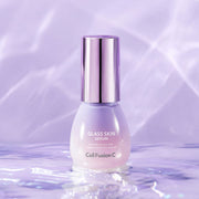 ProtoClinical k-beauty [Cell Fusion C] Glass Skin Serum 30ml shown as front-facing serum packaging in a square product photo on a light background