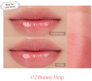 ProtoClinical k-beauty rom&nd SHEER TINTED STICK 2g (6 Colors) peach-brown rectangular cosmetic packaging in a clean promotional layout on a white background