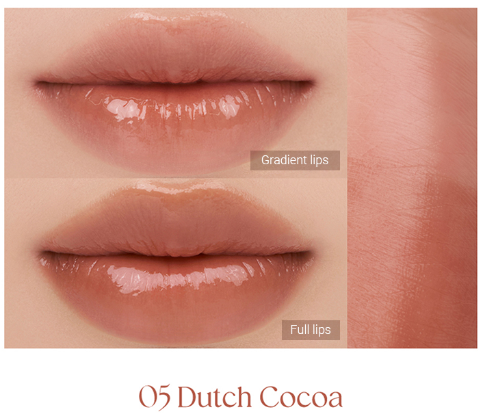 ProtoClinical k-beauty rom&nd SHEER TINTED STICK 2g (6 Colors) peach-brown rectangular cosmetic packaging in a clean promotional layout on a white background
